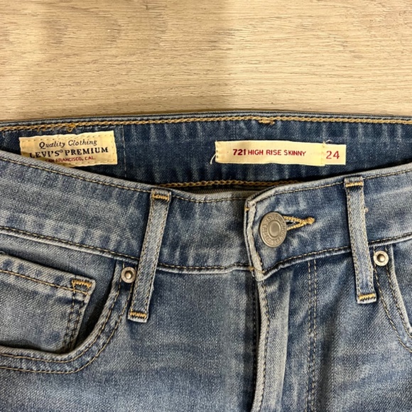 Jeans Levi’s LEVIS 24 Blu Basic Skinny - Picture 3 of 8